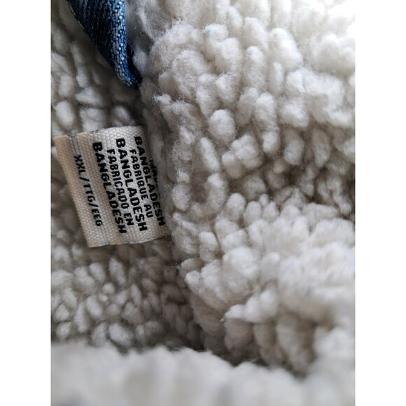 Men's Levis Sherpa Lined Vintage Style Denim Jacket Size 2XL Excellent Condition - Picture 4 of 9